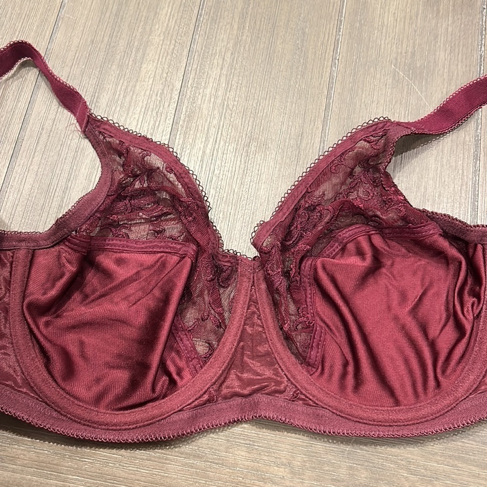 Wacoal 85126 Burgundy Bra - Picture 8 of 9